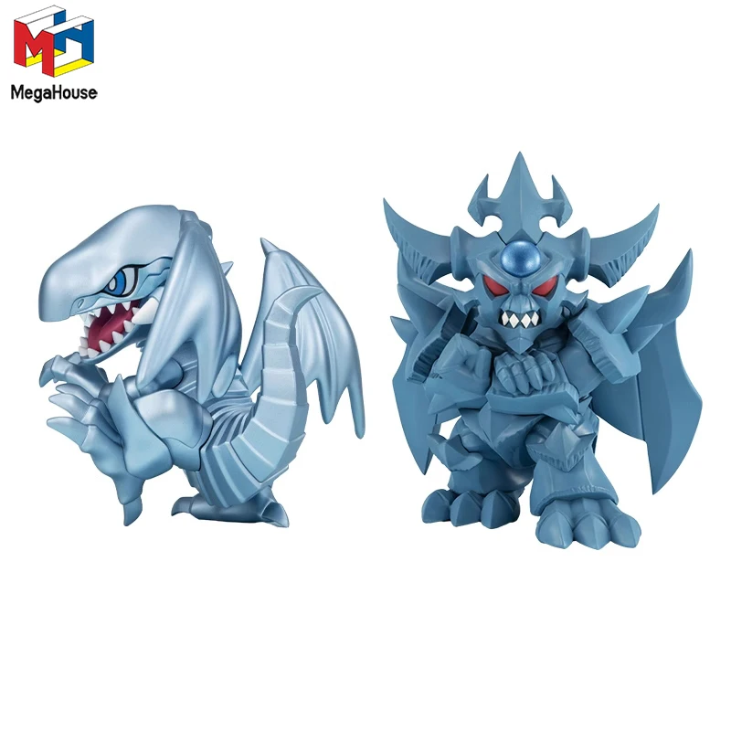 Оригинальный MegaHouse MEGATOON голубые глаза белый дракон и обелиск наставник (Yu-Gi-Oh!)