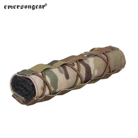 emersongear tactical 22cm airsoft suppressor cover silencer protective cloth tool panel muffler case pouch bag hunting tube gear