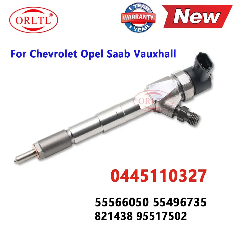 Фото Новый дизельный инжектор 0445110327 (0 445 110 327) для Chevrolet, Opel, Saab, Vauxhall, OE 55566050, 0821438, 55496735, 55566050 №3