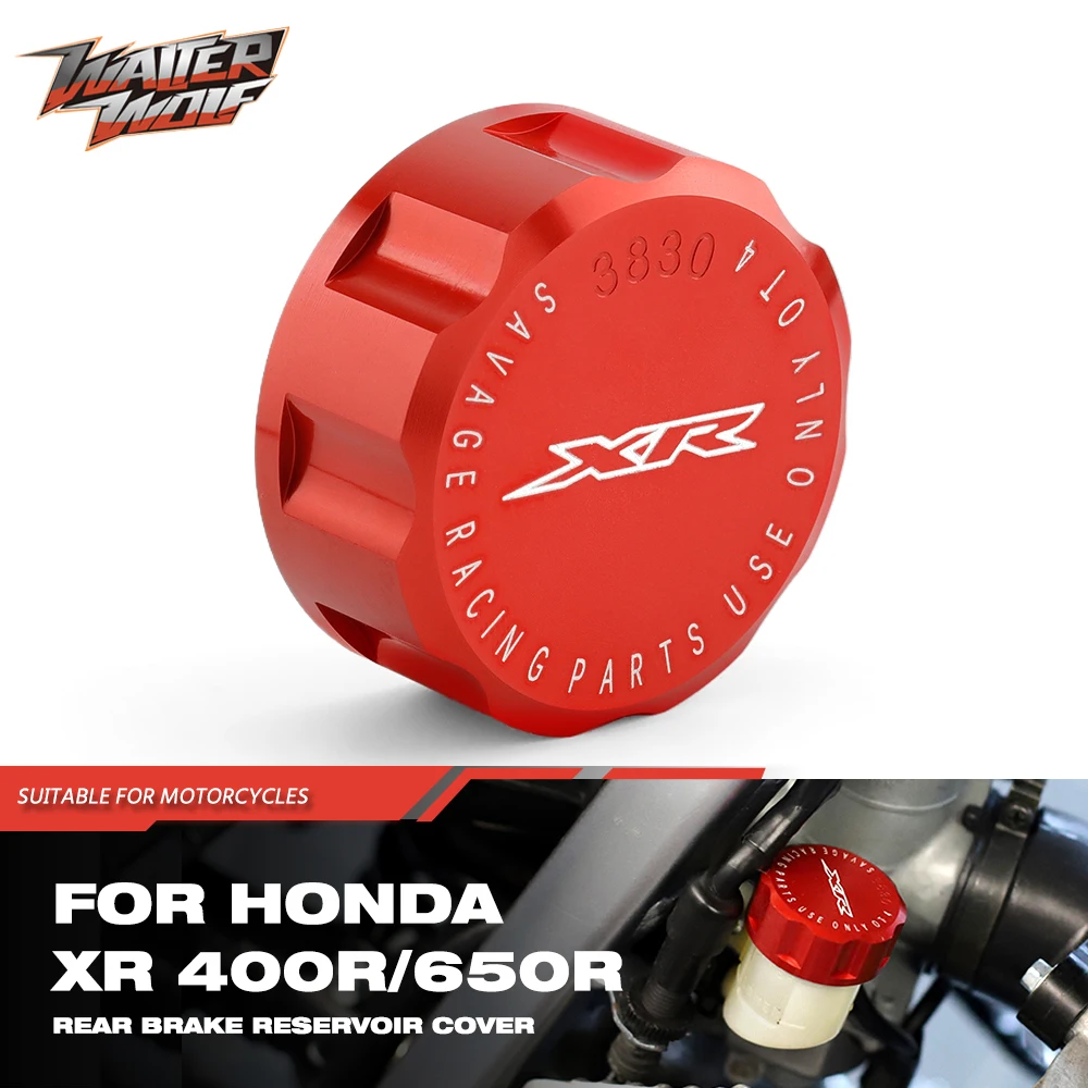 

Rear Brake Reservoir Cover for HONDA XR 250 400 R 250R 400R XR600R XR650R XR250R XR650L Motorcycle Accessories Pump Fluid Caps