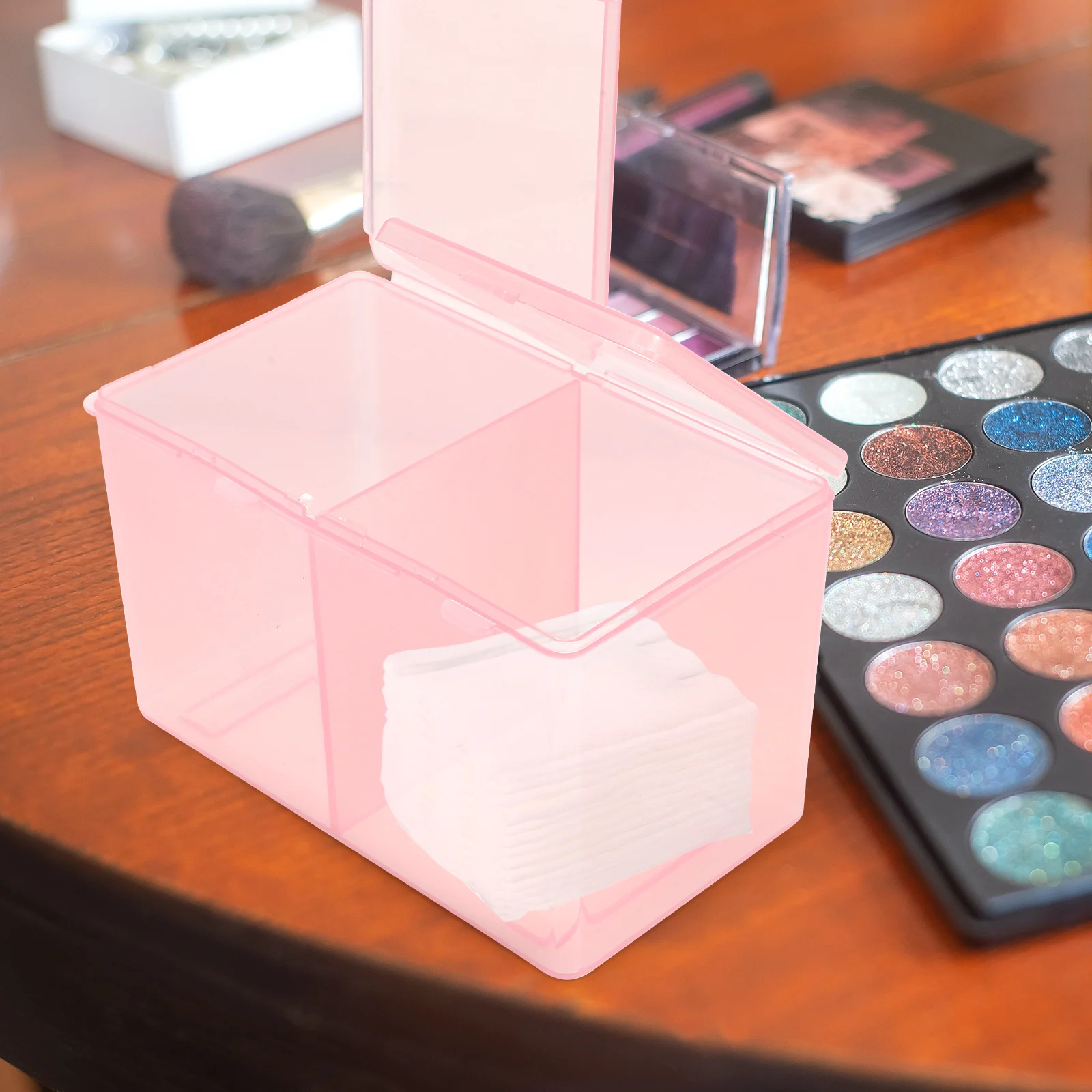 2 шт. держатель для губки макияжа контейнер хранения ватных тампонов тампоны