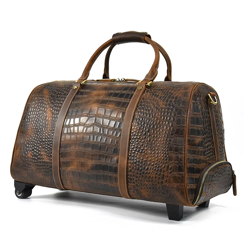 Male Business Trolley Case Big Carry On Rolling Luggage Week
