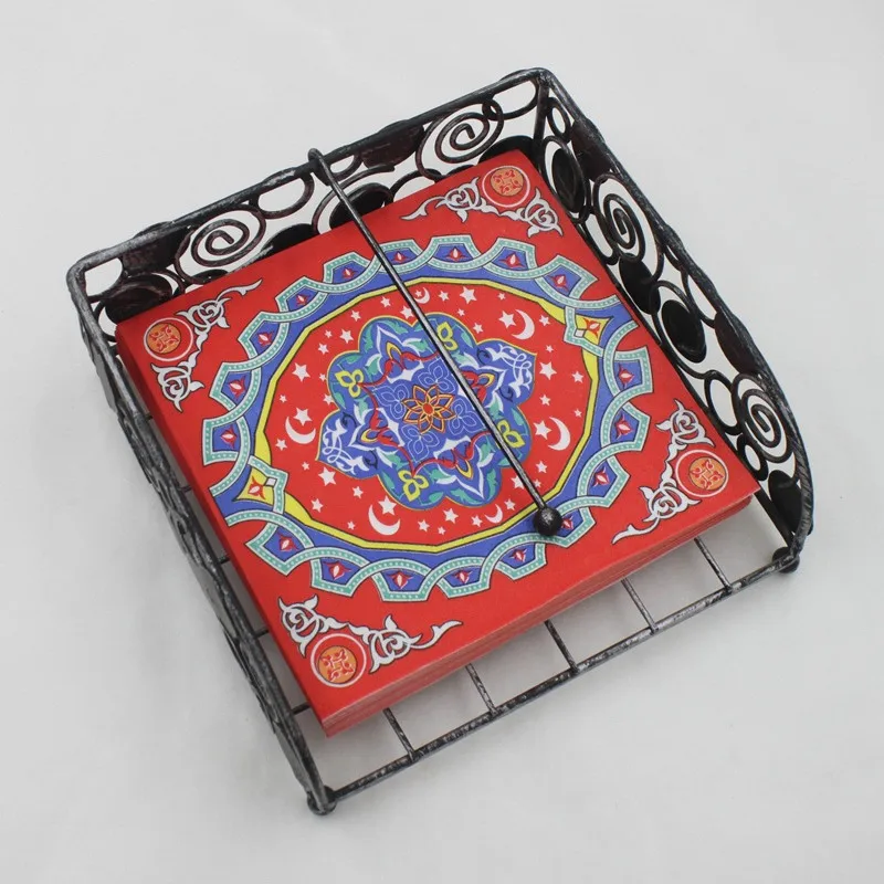 20 шт./лот ИД Мубарак декоративные бумажные салфетки Рамадан украшения для дома