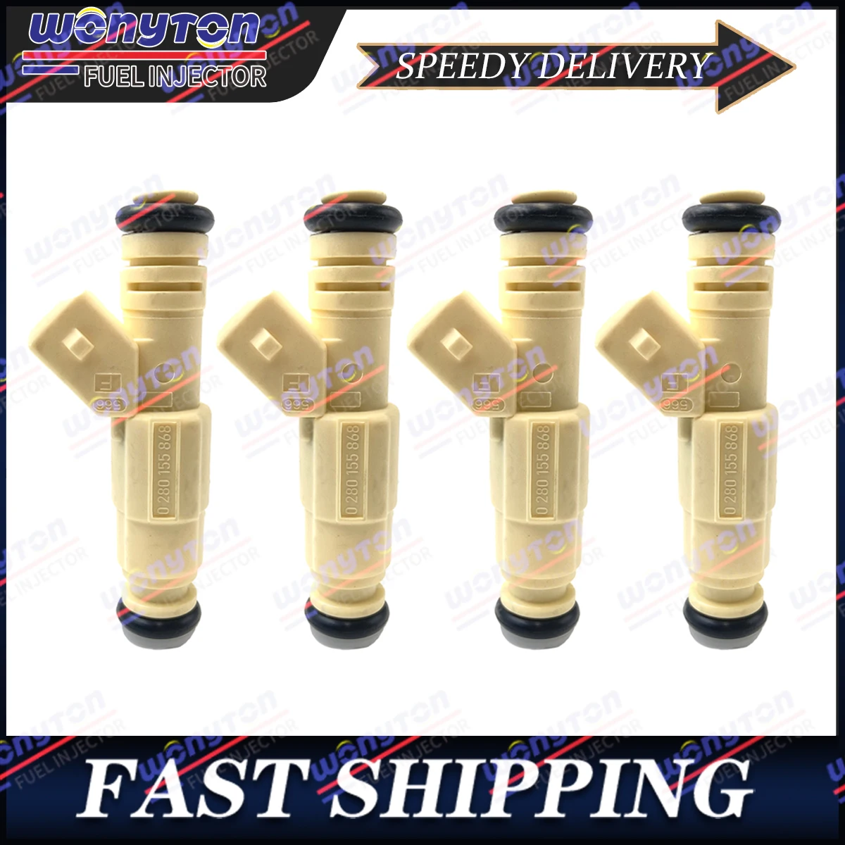 Фото 4 шт. 0280155868 топливные форсунки для Ford Buick Holden Chevrolet GM V8 LS1 LT1 5,0 5,7 л 377cc 380cc 0 280 155 868 №1