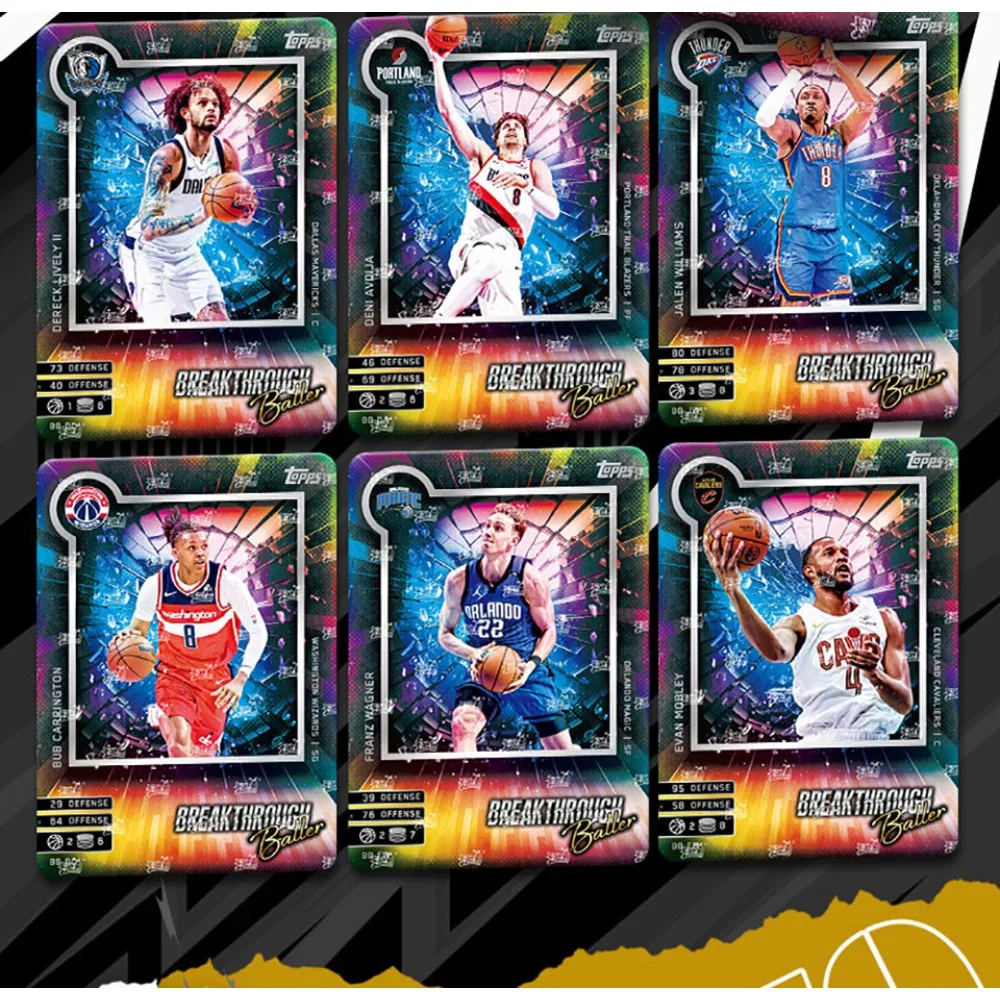 Фото KAYOU оригинальные боевые карты NBA MATCH ATTAX, высокое качество, баскетбольные звезды, конкурсные полевые захватывающие карты для моментов, рождественская игрушка в подарок №2