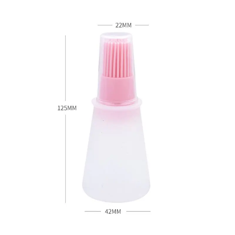 Щетка для барбекю и масла силиконовая щетка в бутылке с высокой термостойкостью