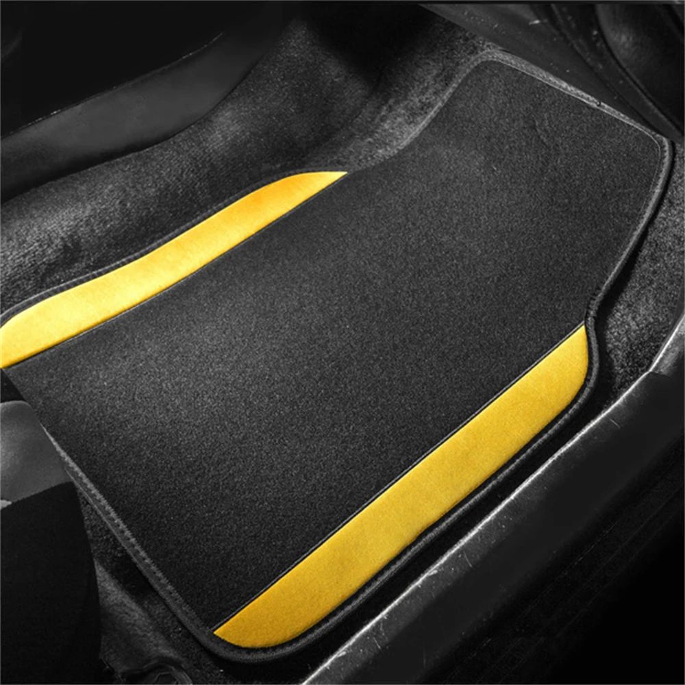 4 шт. универсальные автомобильные напольные коврики для KIA Rio Niro K3 K5 Soul Ceed Cerato Forte