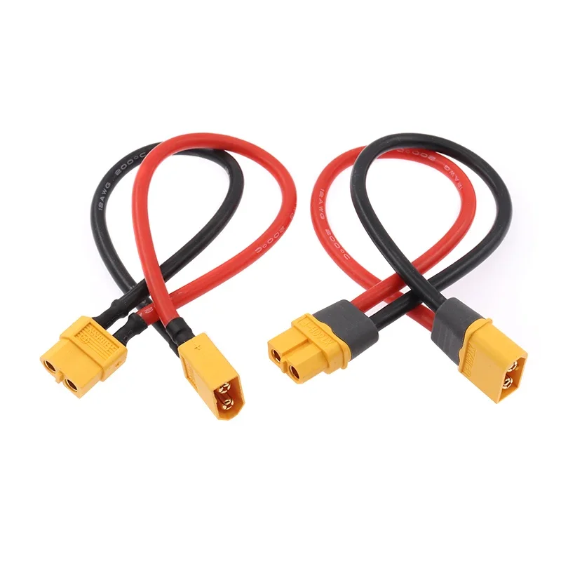 Фото 1 шт. зарядное устройство для радиоуправляемого аккумулятора 18 AWG 16AWG 12AWG 10AWG XT60 XT90 EC5 штекер «папа-мама» удлинитель, разъем провода 10 см/20 см/30 см №5