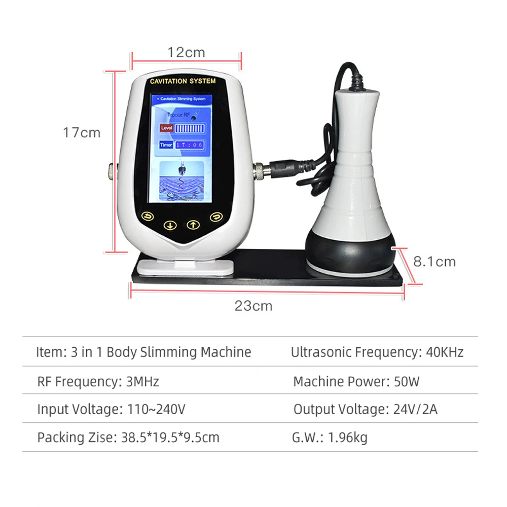 New Cavitation Machine Professional 2022 Weight Loss Body Slimming  R-F Radio Frequency 40KHz Ultrasonic Massage Device enlarge