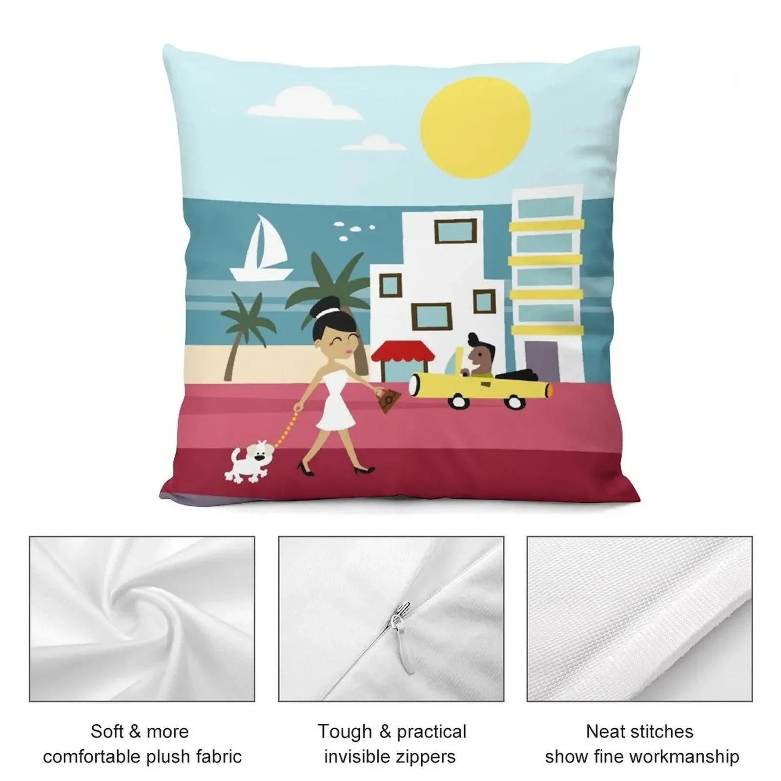 Декоративная подушка I Love Marbella 100% Полиэстер