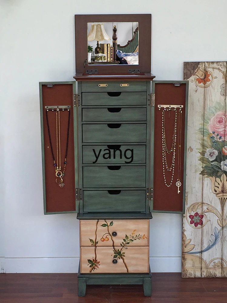 Yjq Средиземноморский окрашенный Ретро органайзер для хранения в маленькой