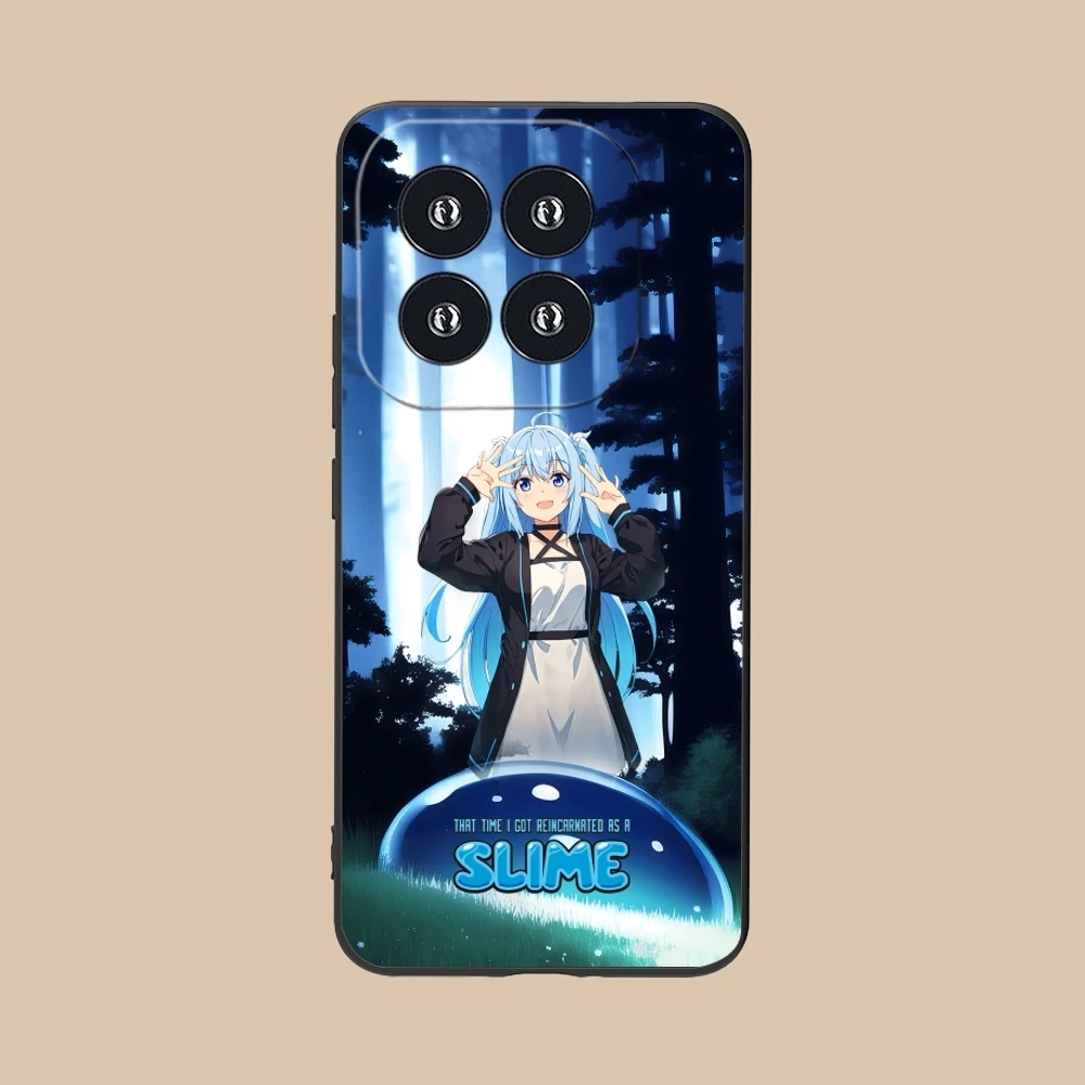 Чехол для мобильного телефона Slime Tensura Rimuru Xiaomi 14 13 12 11 10 9 T Ultra Lite Pro S SE X 5G черный