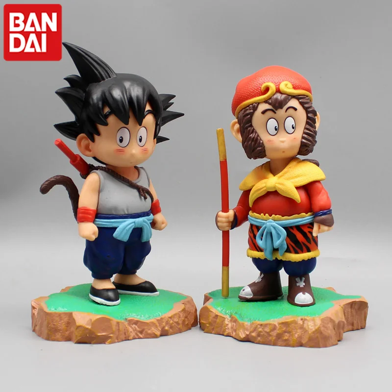 

Cartoon Son Goku Looking Back At Gk Tiger Skin Dragon Ball Anime Action Figures Model Collect Ornaments Kid Toy Holiday Gift