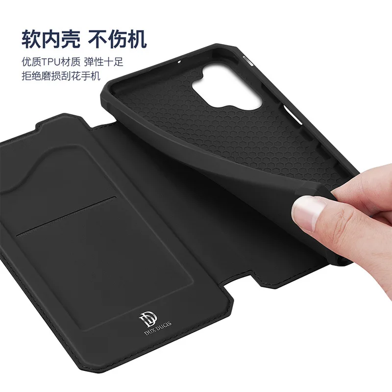 Duxducis Pu Leather Case For Samsung Galaxy A71 A52 Note20 Ultra 5g Coque Luxury Thin Flip Cover Wallet Phone Cases