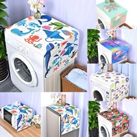 marine life fish dust covers roller washing machine covers 2door refrigerator dust protector tropical plant microwave oven cover