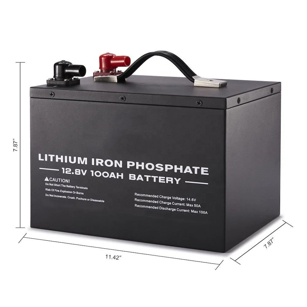 

12V 100Ah Deep Cycle LiFePO4 Battery lithium ion batteries pack 12v battery accessories with Built-in 100A BMS 7000+ Cycles