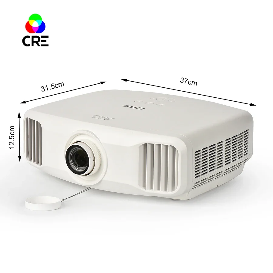 Проектор CRE X8000 с поддержкой 3D светодиодного проектора для домашнего кинотеатра
