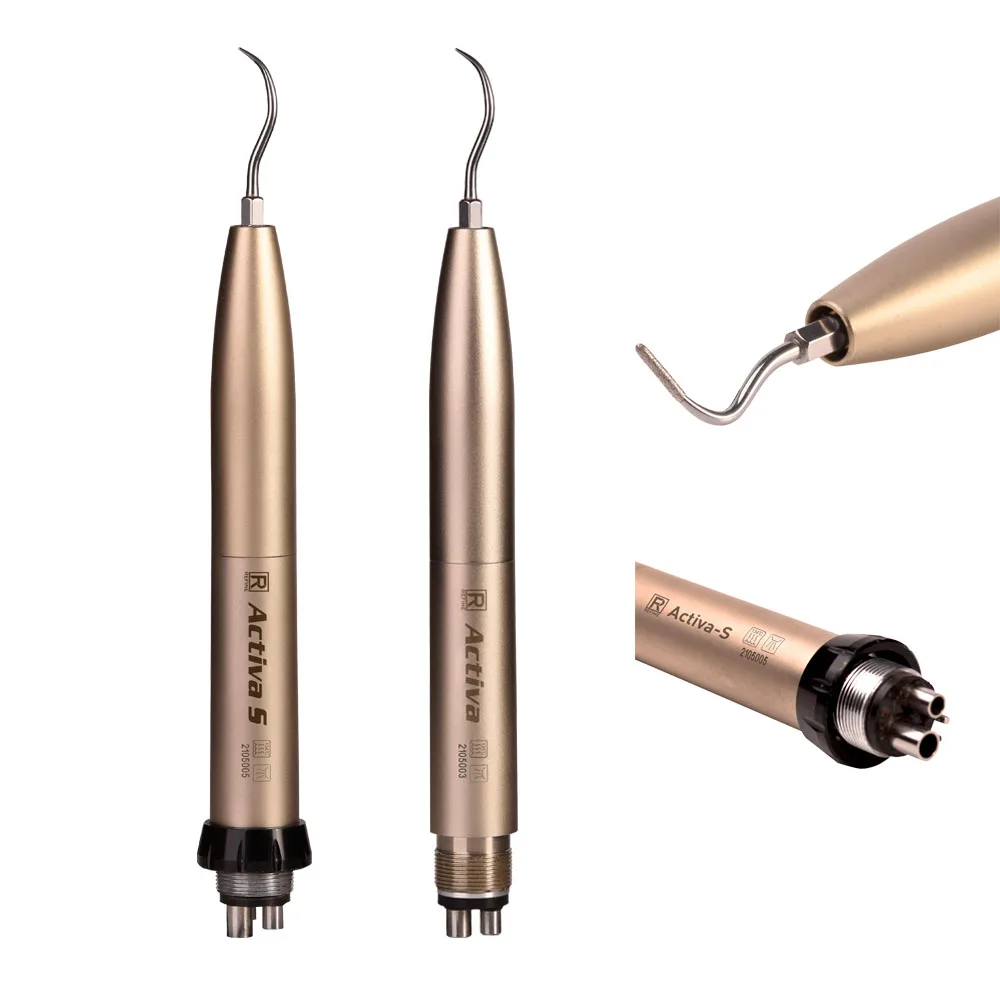 

Dental Air Scaler Handpiece 2/4 Holes Quick Coupler Ultrasonic Piezo Air Scaler Handpiece Scaling Polishing Cleaning Tooth Tools