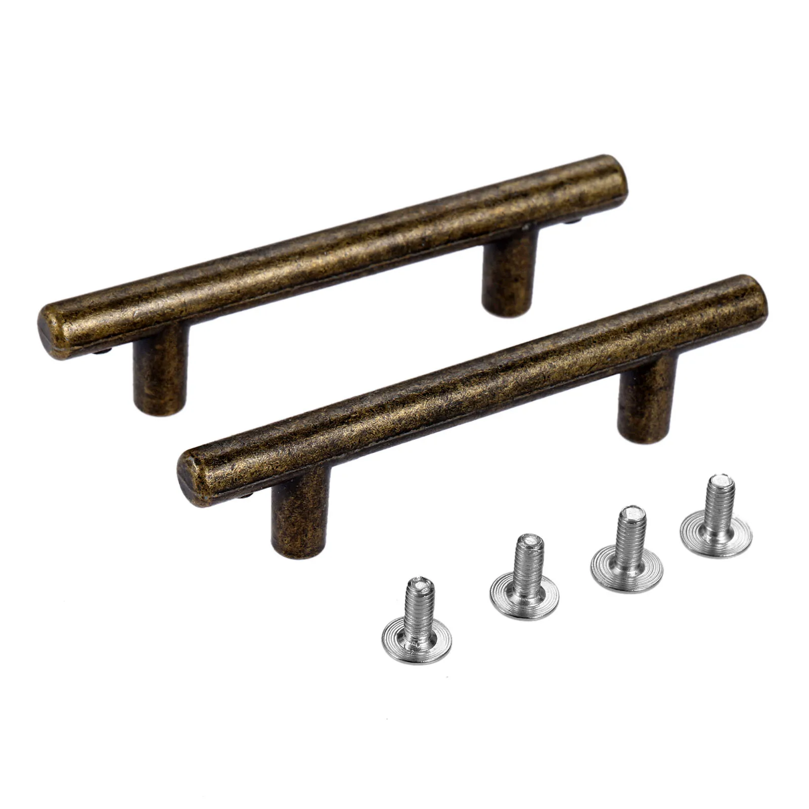 

2Pcs Iron Door Bridge Style Handle Furniture Antique Cupboard Pull Handles Vintage Furniture Knob 64*16mm