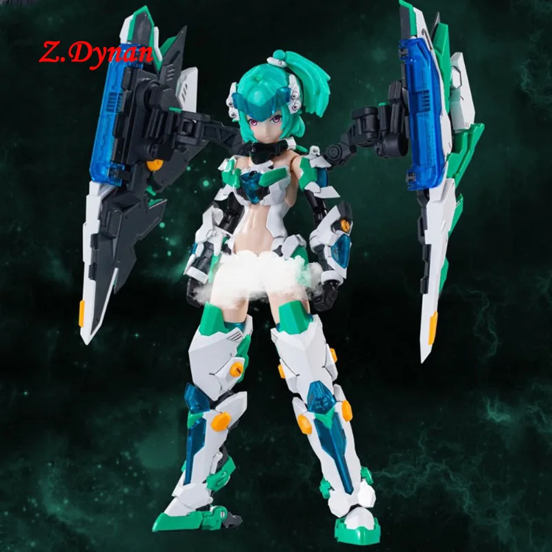 

ATKGIRL 1/12 Scale Plastic Cute Xuanwu Machine Girl Action Figure Cartoon Toy Gift Collections Assembled Mech Weapon Model