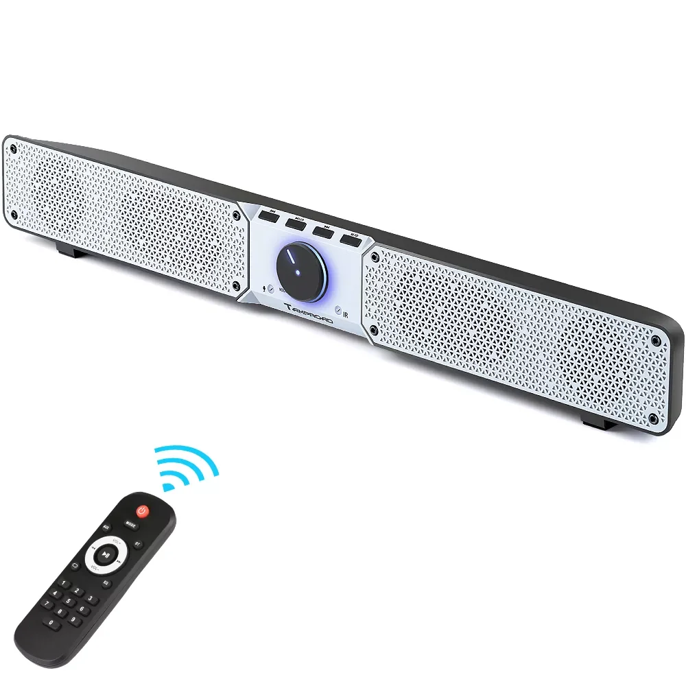 

TOPROAD Soundbar 20W Portable Bluetooth Speaker Wireless Stereo Subwoofer Speakers Column with Remote Control for Computer TV PC