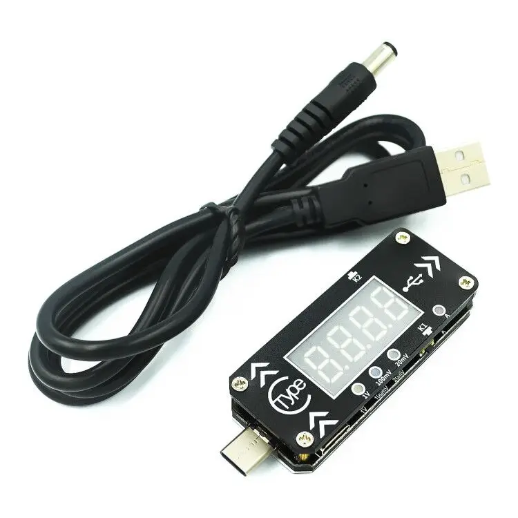 Type-C PD Быстрый заряжающий триггер decoy DC Цифровой дисплей амперметр напряжения