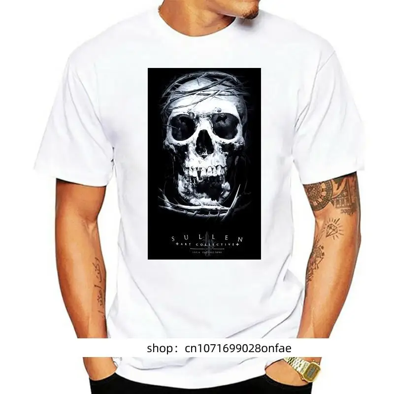 

Sullen художественная коллективная футболка Luca Skull Black Tattoo Artist S-3xl New UK