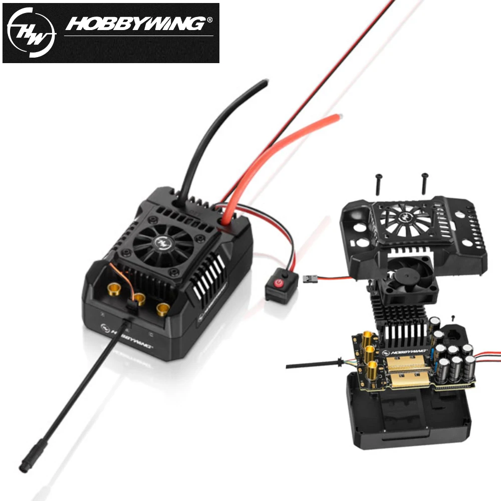 Hobbywing EZRUN MAX4 HV 300A 6-12S бесщеточный ESC 70125SD KV560 8-12S 4-полюсный семейный комбинированный