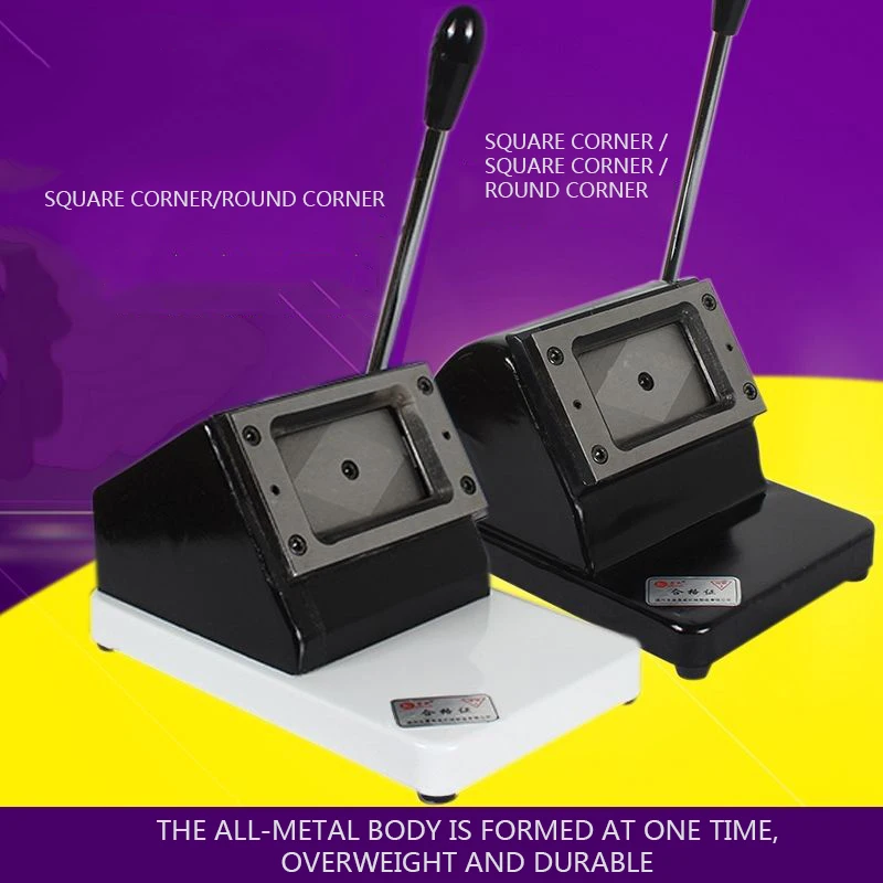 

Manual Heavy-Duty Right-Angle Round Corner Cutting Card Punching Machine PVC Card Cutting Machine Business Card Cutting Tool
