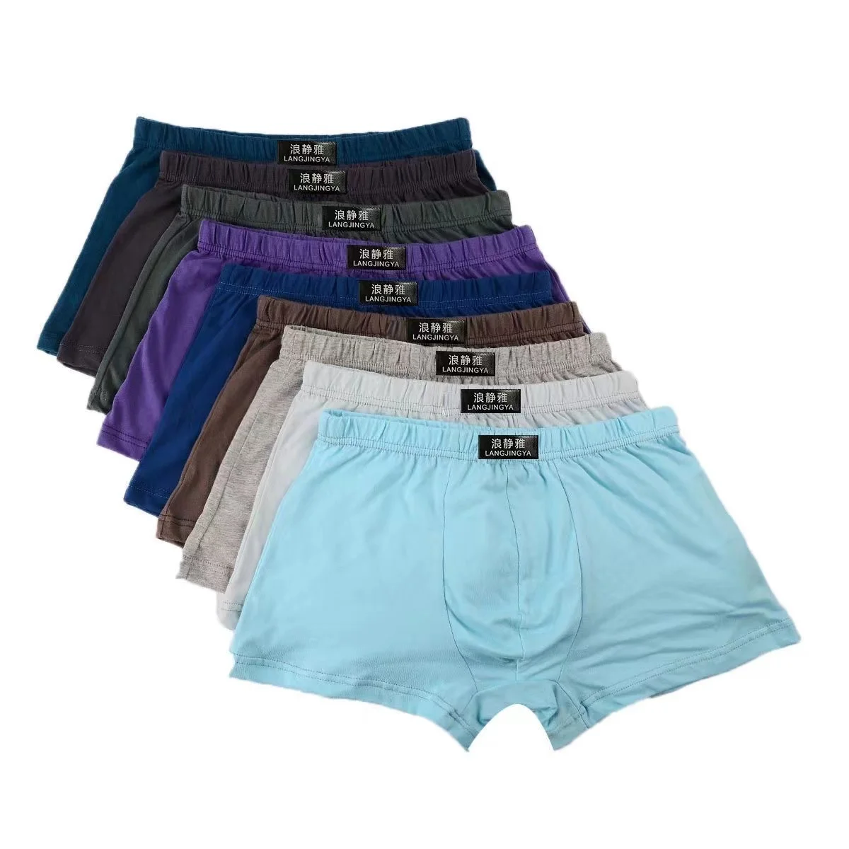 5pcs/Lot Men's Underwear Pure Cotton Boxer Shorts Large Size Loose Cotton Men's Underwear Big Boxers 5XL 6XL Plus