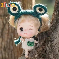 mini cute dolls for girls toys bjd doll 13 movable joint baby 3d big eyes beautiful diy toy doll with clothes dress up 112 doll