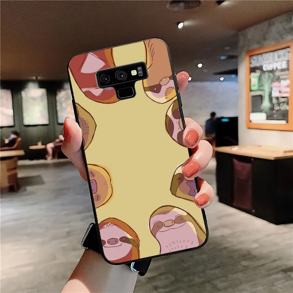 Чехол для телефона Cute Sloth Samsung A 13 21 30 31 32 51 52 53 70 Huawei Honor 50 60 OPPO vivo