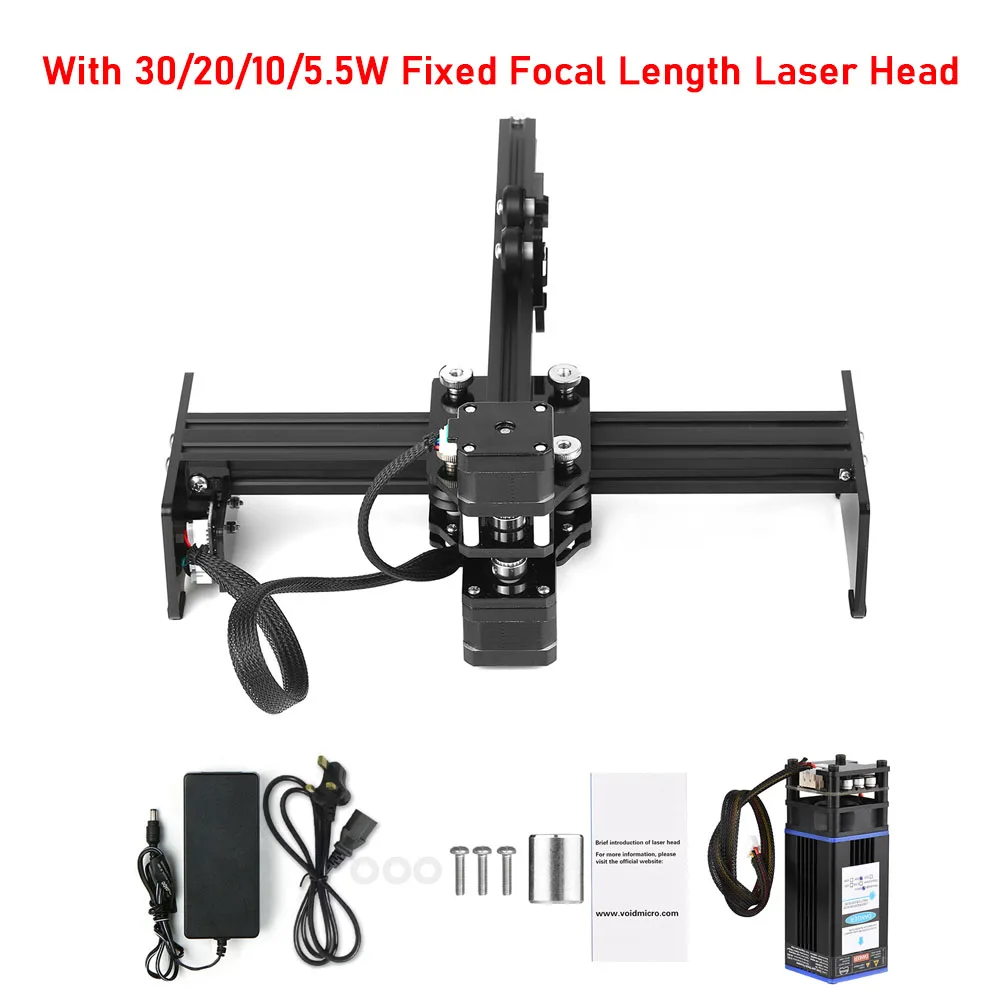 Лазерный гравировальный станок 450 нм 80 Вт фиксированное фокусное расстояние