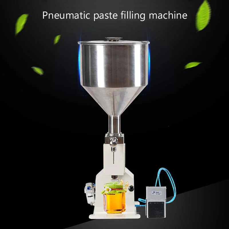 

Manual Cream Bottle Liquid Filling Machine Small Paste Lipgloss Lotion Honey Cosmetic Packing Filler Stainless Steel Body