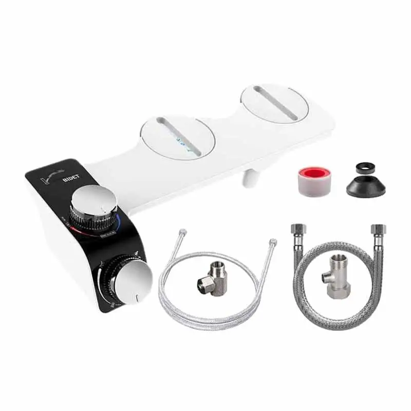 

Bidet Attachment for Toilet 1/2inch Toilet Seat Attachment Easy Installation Feminine Wash Adjustable Non Electric Bidet Sprayer