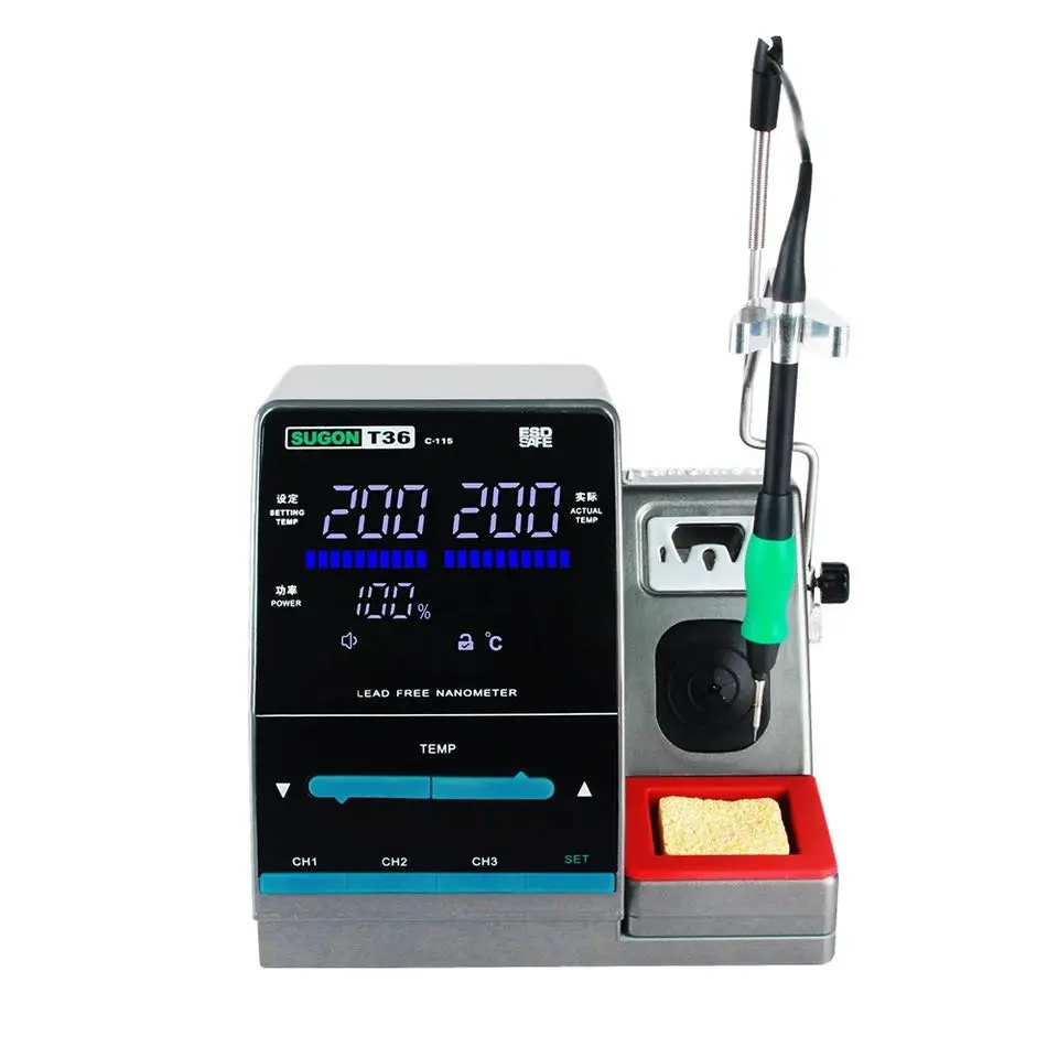 

SUGON T36 Nano Soldering Station 1S Rapid Heating With JBC Soldering Tip For Integrated Circuit Component Welding Repair