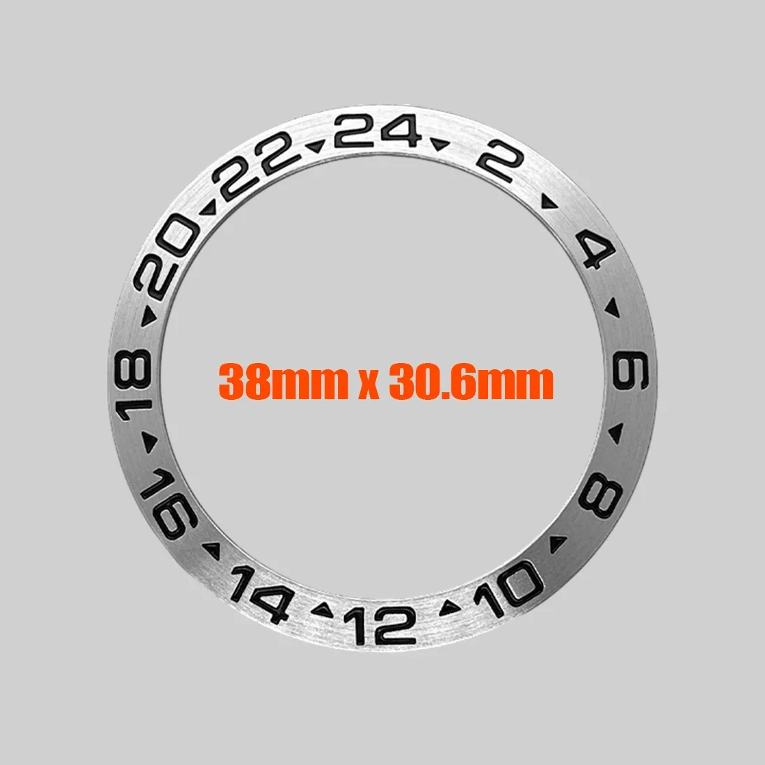 Металлическая вставка безеля для часов 38 мм x 30 6 матовое кольцо подходит SUB GMT SKX007