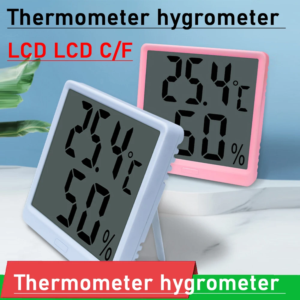 

Цифровой термометр-гигрометр DYKB C/F с ЖК-дисплеем