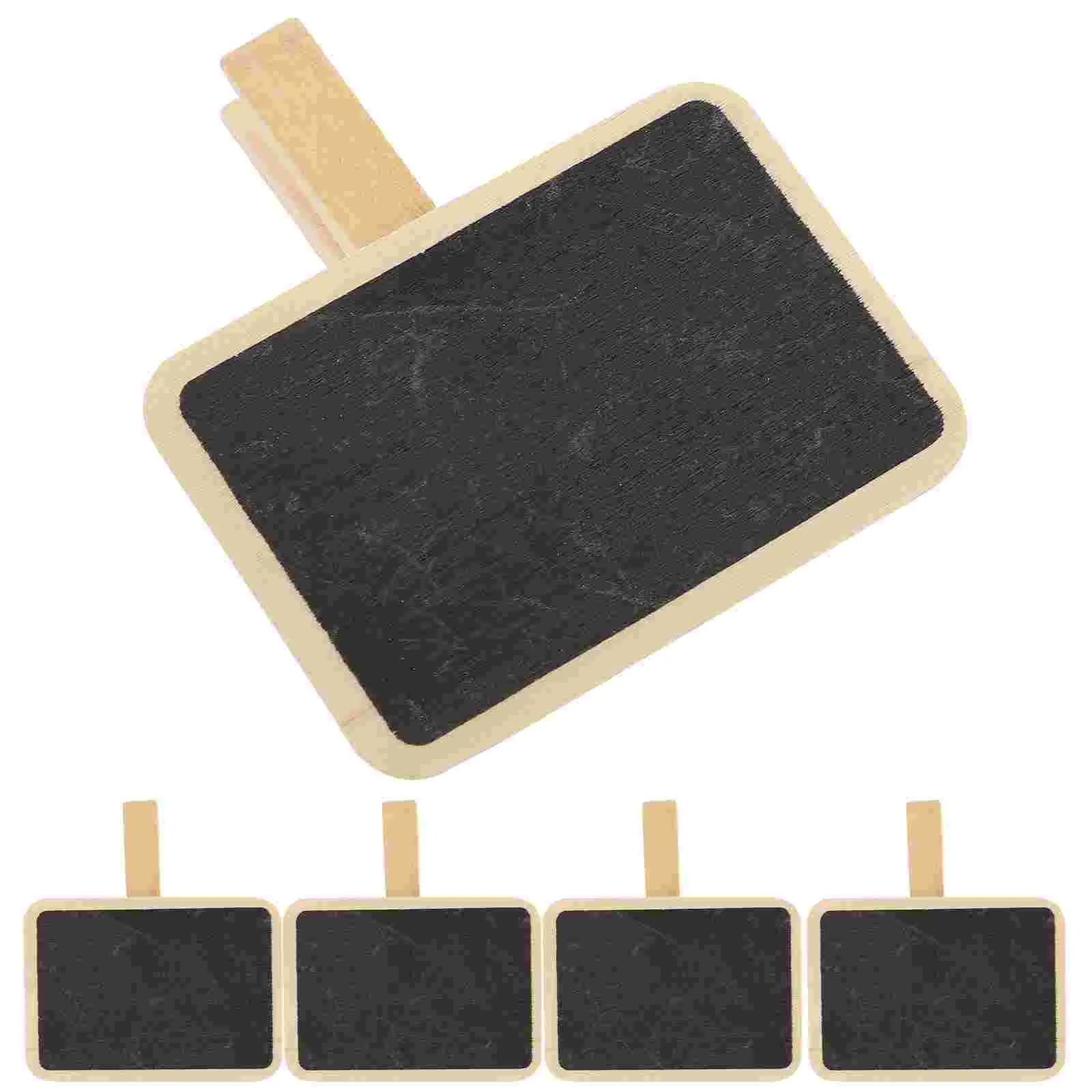 

Blackboard Wooden Clip Memo Clips Food Label Clamps Garden Chalkboard Message Note Taking