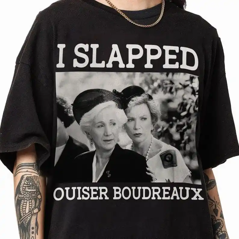 I Slapped Ouiser Boudreaux, винтажная футболка, футболка унисекс с цитатой фильмов, забавные стальные магнили, рубашка с рисунком (art.: 3920cdfee6289) - 3920cdfee6289