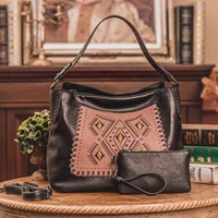 celela luxury designer handbag embroidered geometric studs wallet pu leather high capacity cross body tote for women shipping