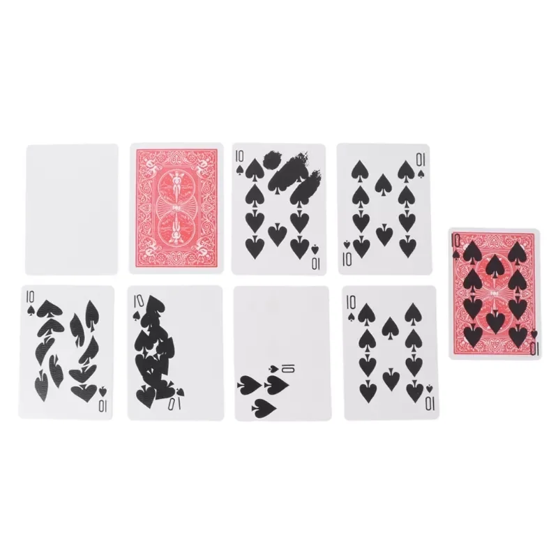 

New Fast Printing Gimmick Cards Magic Tricks Props Stage Close up Magic Magican