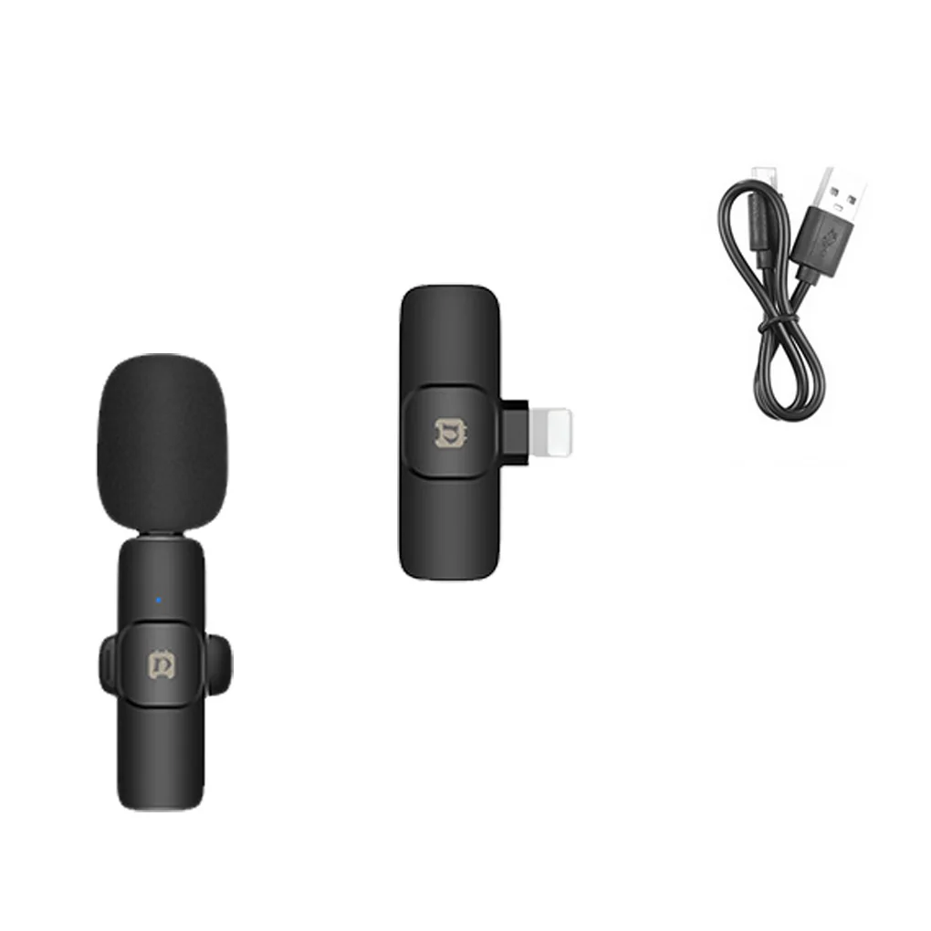 

Планшетный беспроводной микрофон прямая трансляция Vlogging Clip-on Bluetooth-совместимый отворот Mic 32K Тип частоты дискретизации 4
