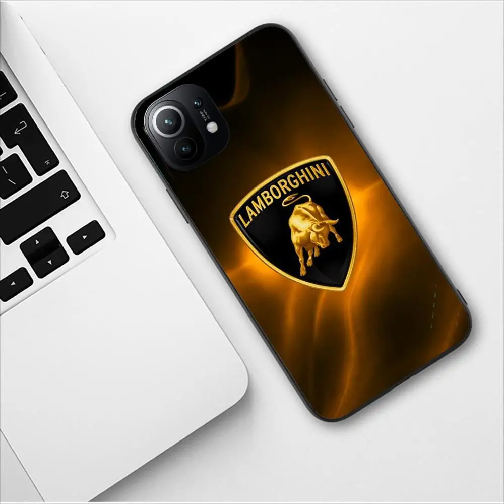 Lamborghini Luxury Fashion Phone Case For Xiaomi 13 12 11T 9 11 10C 9T 8 9SE 11i Lite Ultra Note10 Poco F3 M4 M3 Pro Soft Covers