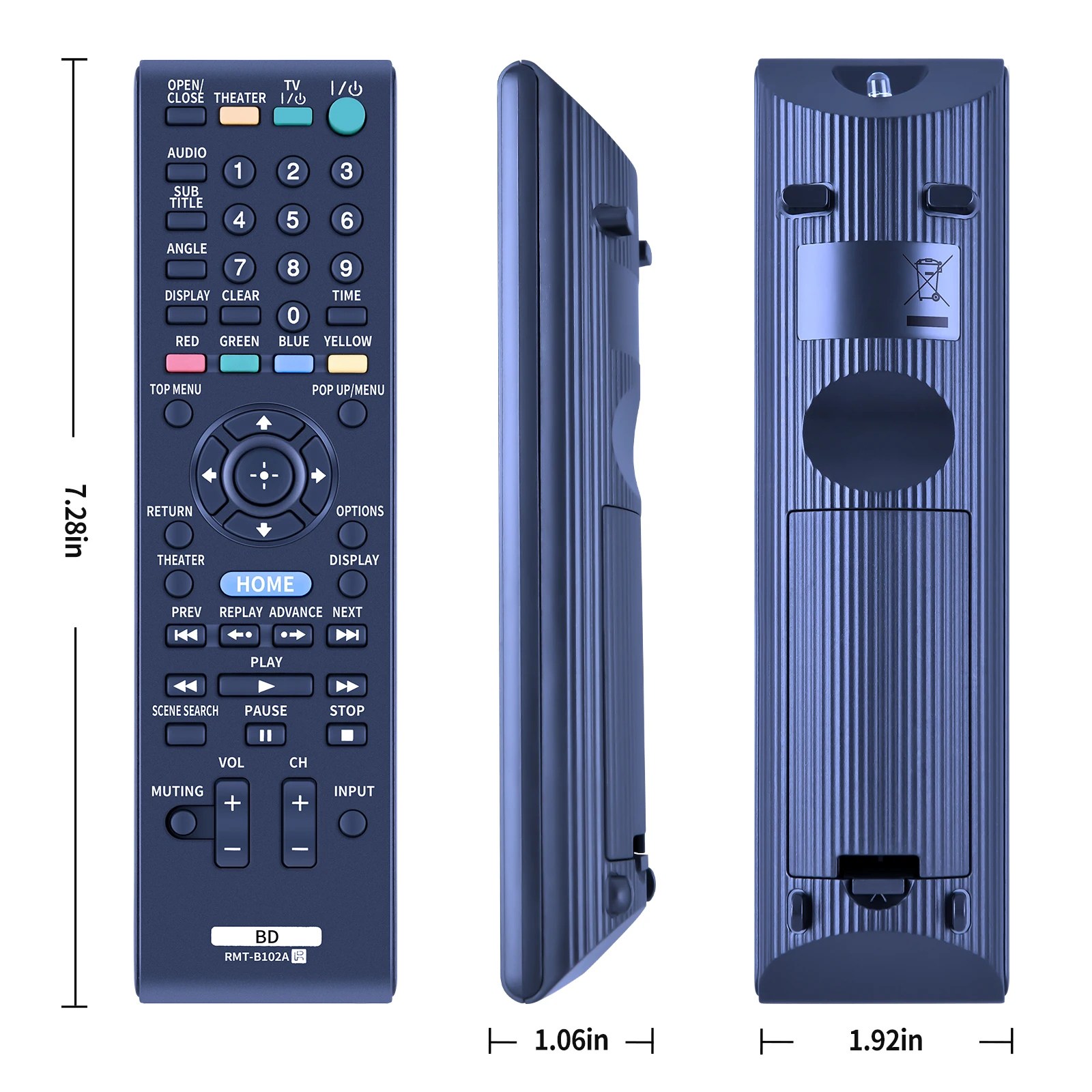 Пульт дистанционного управления для Sony Blu-Ray плеера RMT-B102A BDPS350 BDPBX1