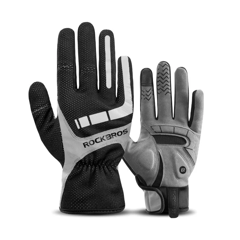 

Bicycle Women Men's Gloves Winter Touch Screen USB Heated Gloves Windproof Plam Breathable Moto E-bike Gloves