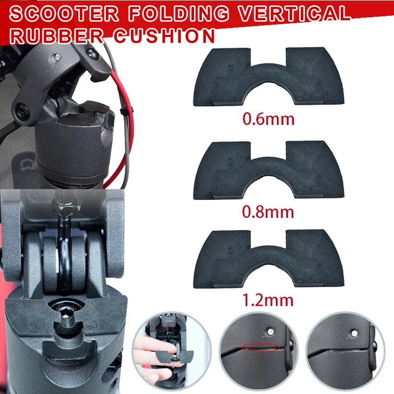 

Electric Scooter Silicone Pad Vibration Shake Avoid Folding Damper Cushion for Xiaomi Mijia M365 Car Styling
