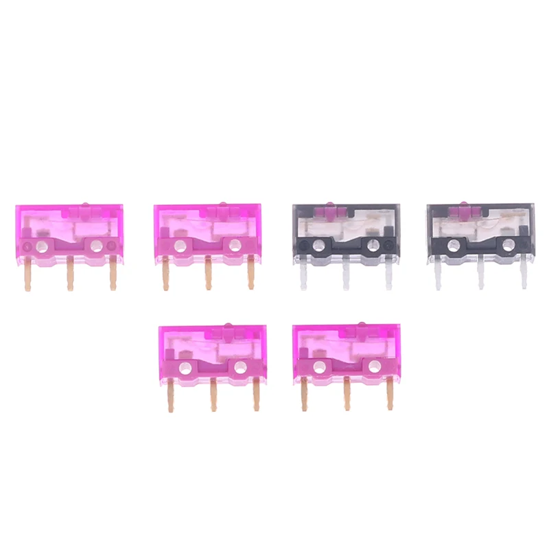 Пылезащитный микропереключатель для мыши 2 шт. 3-контактный позолоченный