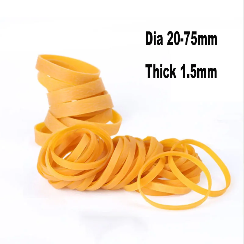 

Dia20-75mm Elastic Rubber Bands Fasteners Used for Bank Paper Bills Office School Stationery Supplies Stretchable Sturdy Rubber