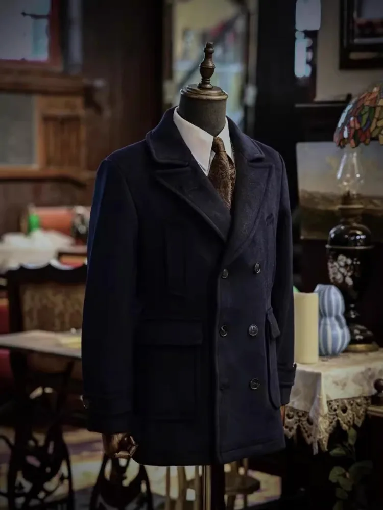 Классический дизайн Осень-зима мужское деловое повседневное винтажное